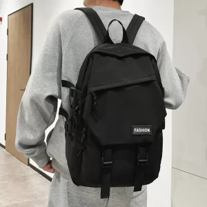 High School Student Backpack, Male Campus Backpack, Female College Student Simple Large Capacity Travel Backpack