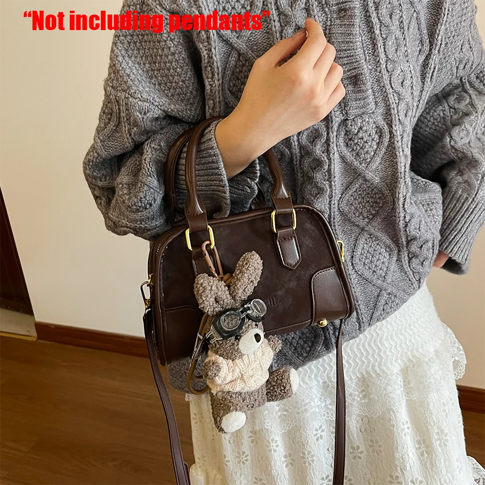 Retro Minimalist Small Bag, Women's New Handbag, Small Square Bag, High-End and Stylish Versatile Textured Crossbody Bag